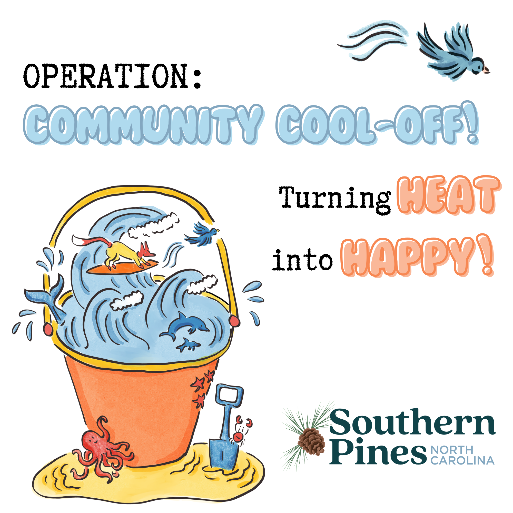 Operation Community Cool Off social media graphic