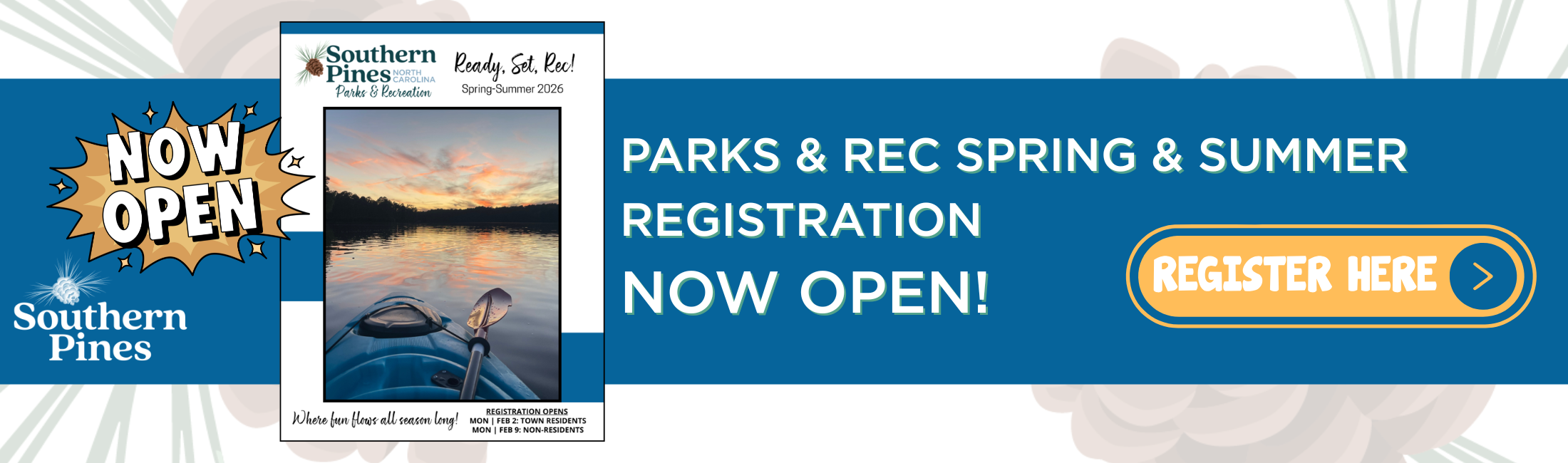 Spring & Summer Parks & Recreation Registration