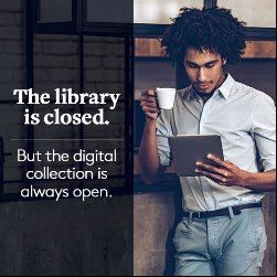 Picture of a man reading an ebook on a digital device