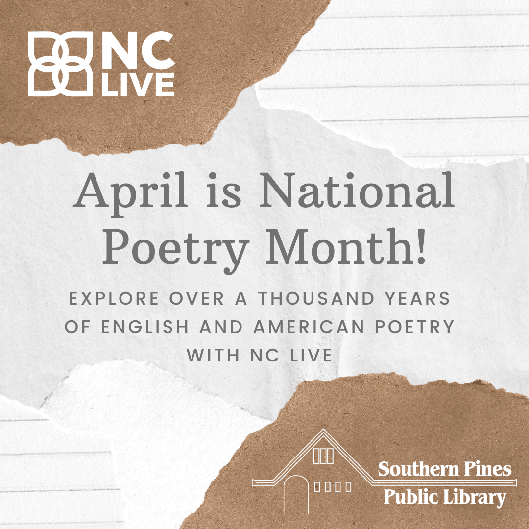 NC LIVE Poetry News Flash