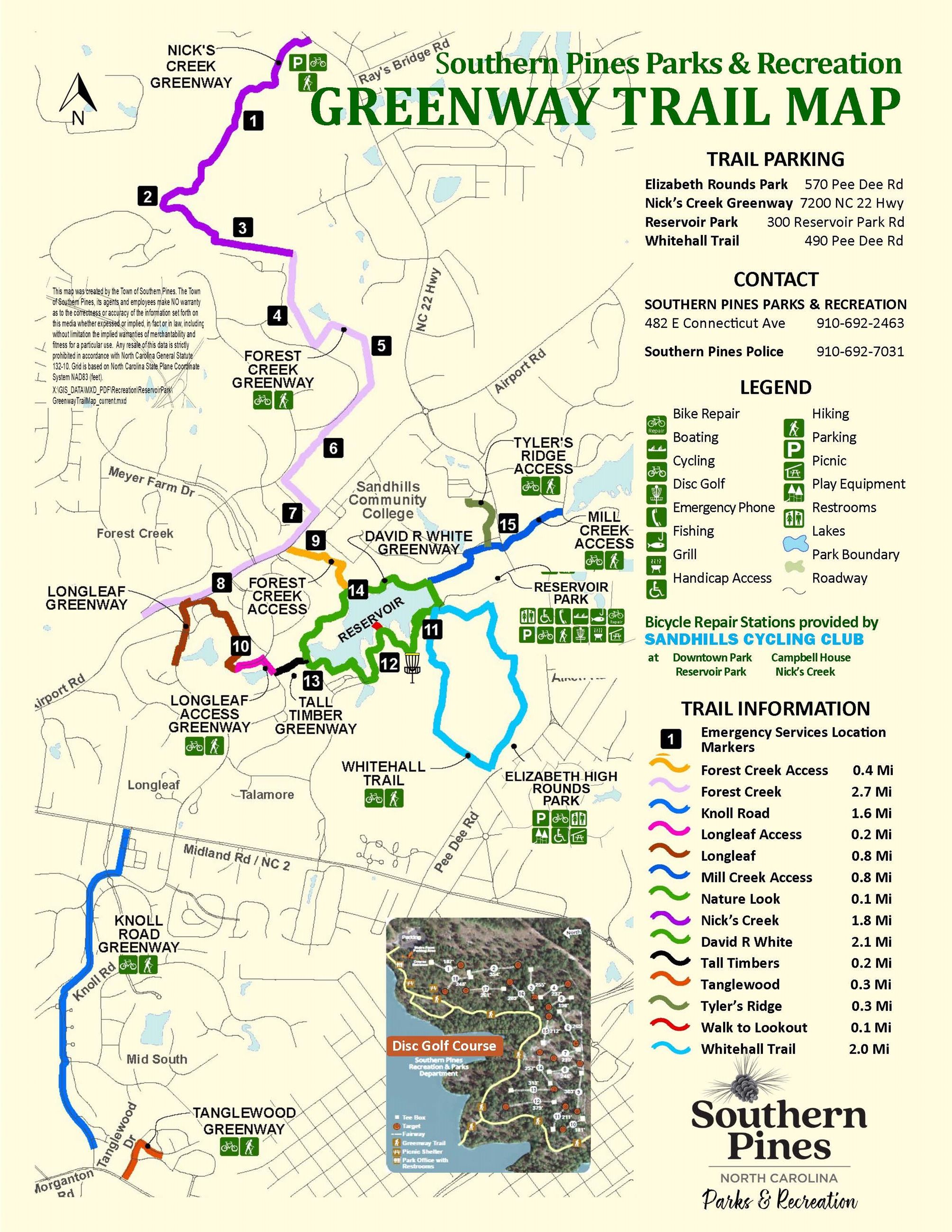 Greenway Trail Map New Logo