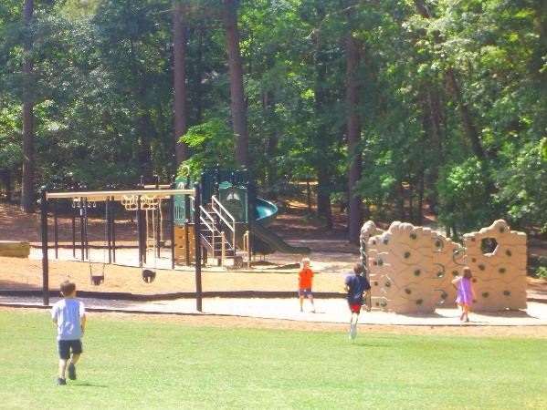 Image of Sandhurst Park Playground, Climbing Wall and Swings
